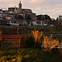 Paisaje en de Hondarribia en otoño
